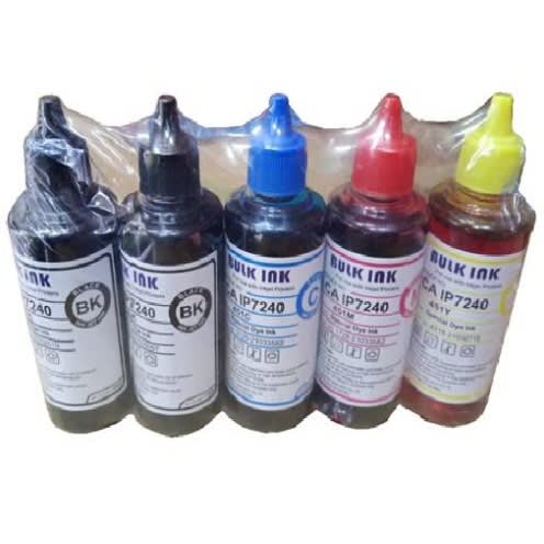 Bulk Ink Refill Pack For Canon Printers - Pack of 5 Colours