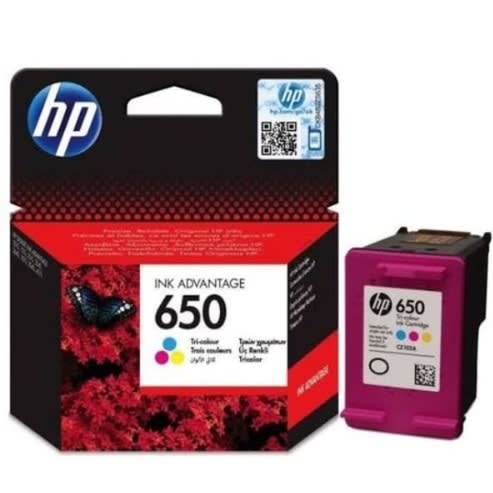 650 Ink Advantage Printer Cartridge - Tri-color