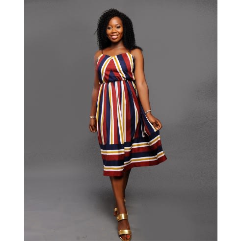 Twisted Strap Hand Dress