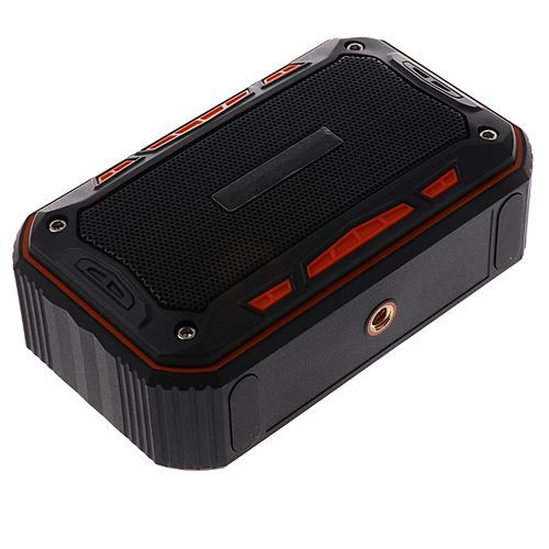 Portable Bluetooth Wireless Speaker Waterproof Sports FM TF Stereo Orange HT-S