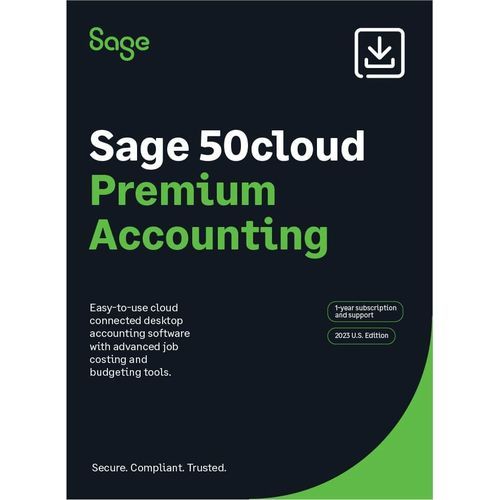 Sage 50 Premium Accounting Software 2023 Lifetime Activation Key For 1 User
