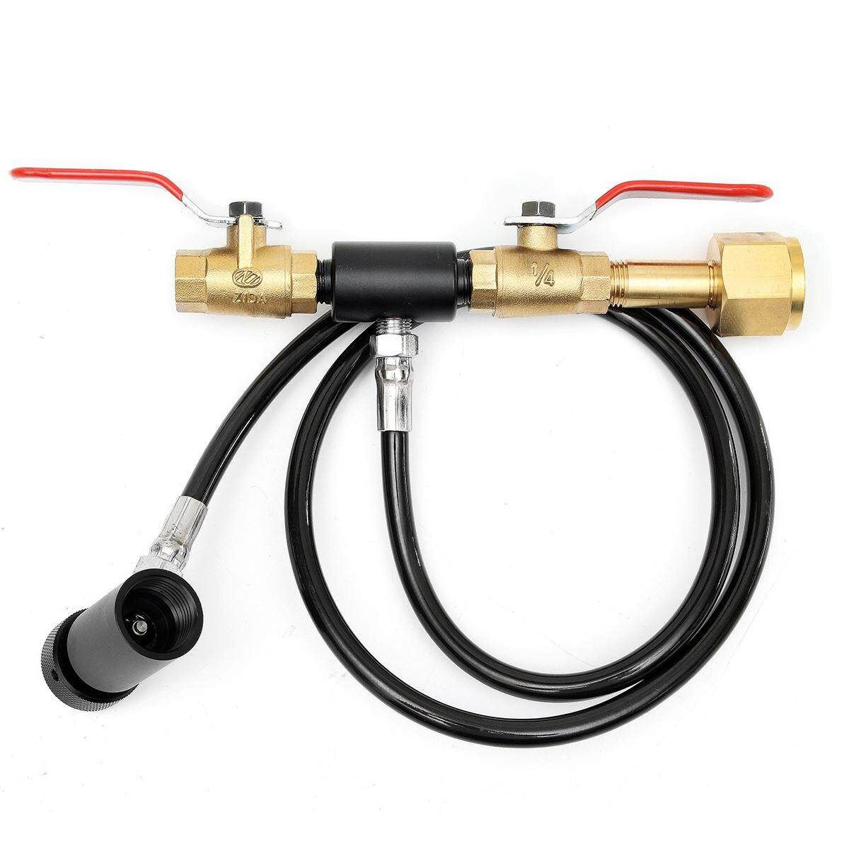 2pcs CO2 Refill Station Paintball Tank CO2 Cylinder Fill Adapter High Hose
