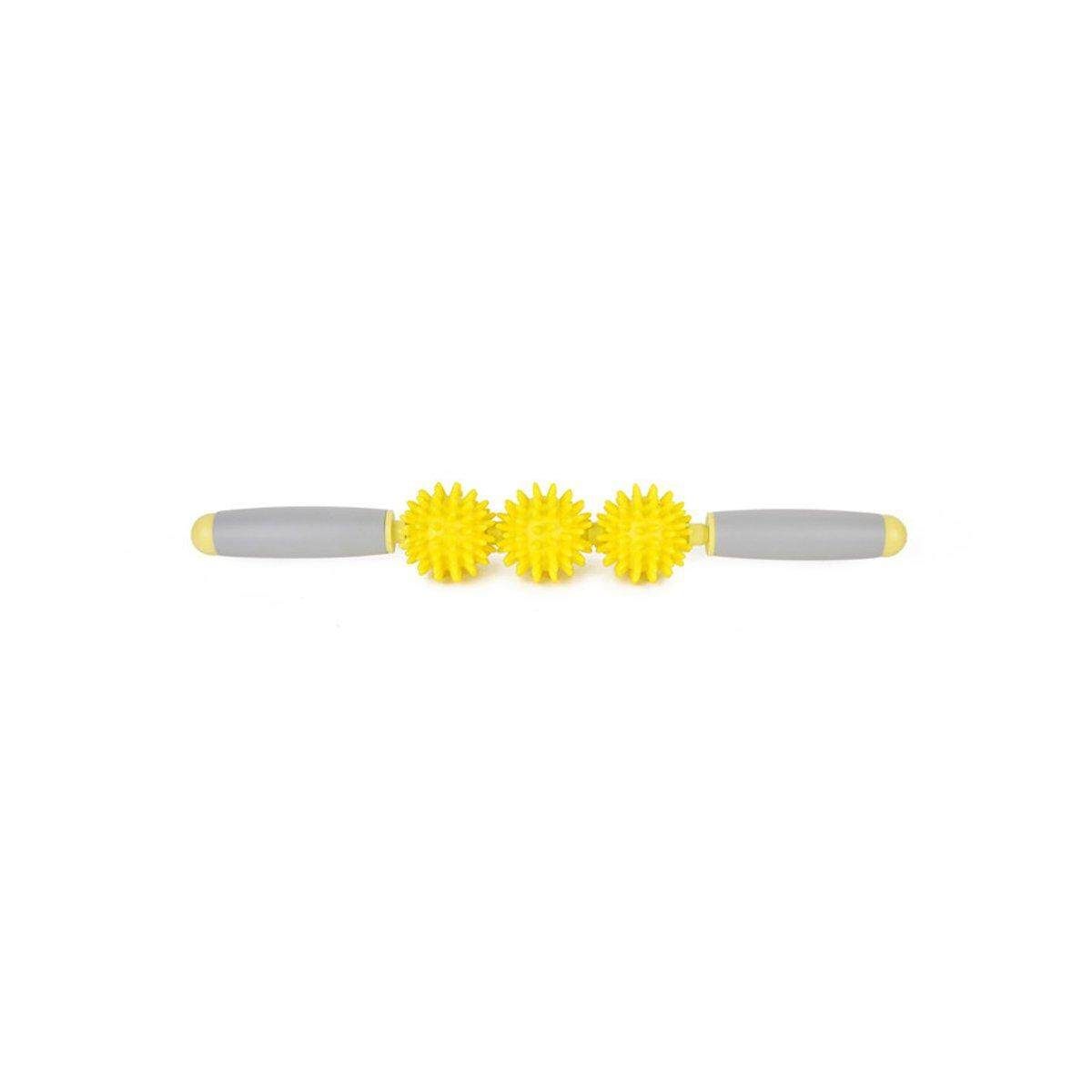 Muscle Roller Mega Massage Stick Fascia And Cellulite Blaster New # Yellow Lemon Yellow