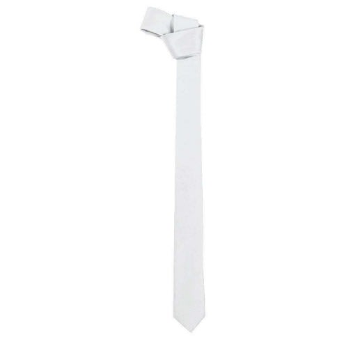 Exquisite Skinny Men's Tie - White