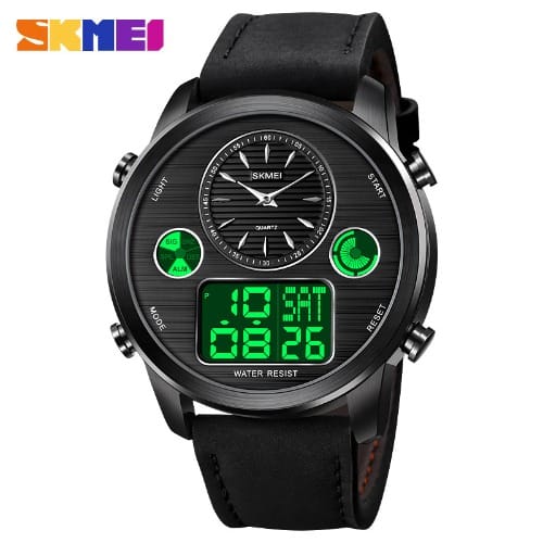 Men's Sport Digital Waterproof Watch - Black