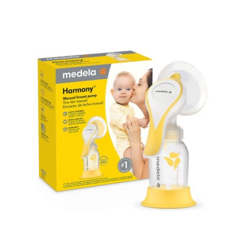 Manual Harmony Single Hand Breast Pump With Flex Shields For Comfort And Expressing - 6  count