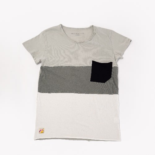 Men's Colour Blocked Ss T-shirt- Multicolour