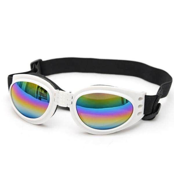 Pet Dogs UV Sun Glasse Eye-wear Protection Sunglasse White {average Size}