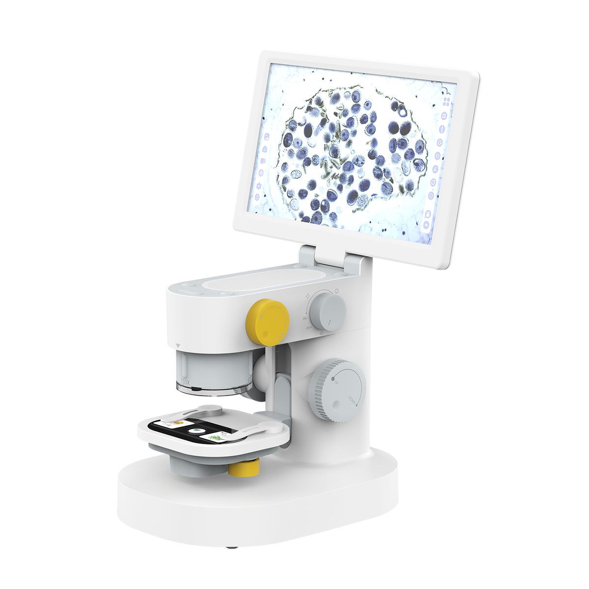 Rechargeable Intelligent Microscope 1200X Optical
