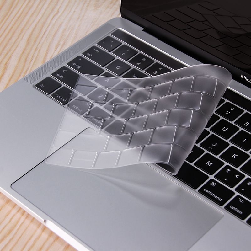 JRC 0.13mm Transparent TPU Laptop Keyboard Protective Film For Book Pro 15.4 Inch A1707 & A1990 (with Touch Bar)