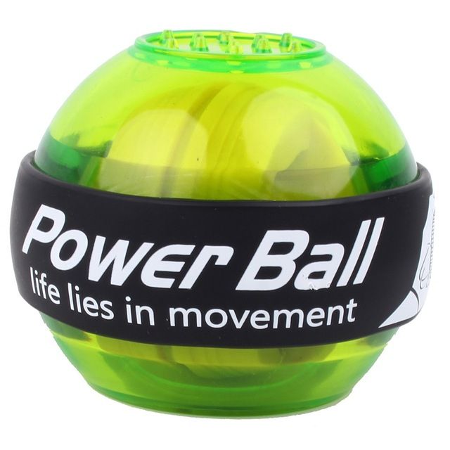 LED Wrist Ball Trainer Gyroscope Strengthener Gyro Power Ball Arm Exerciser Power-Beige