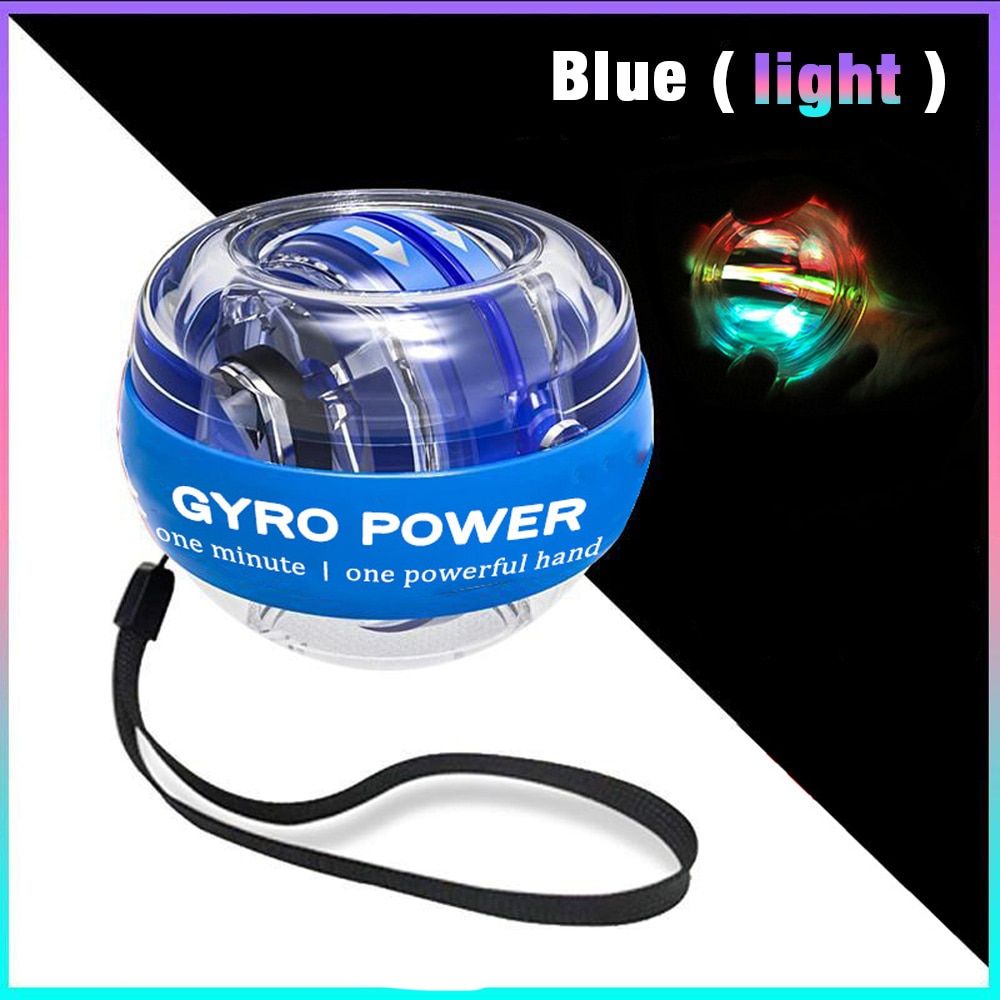 Self-starting Powerball Wrist Power Hand Ball Muscle Relaxnning Wrist Trainer-Gold