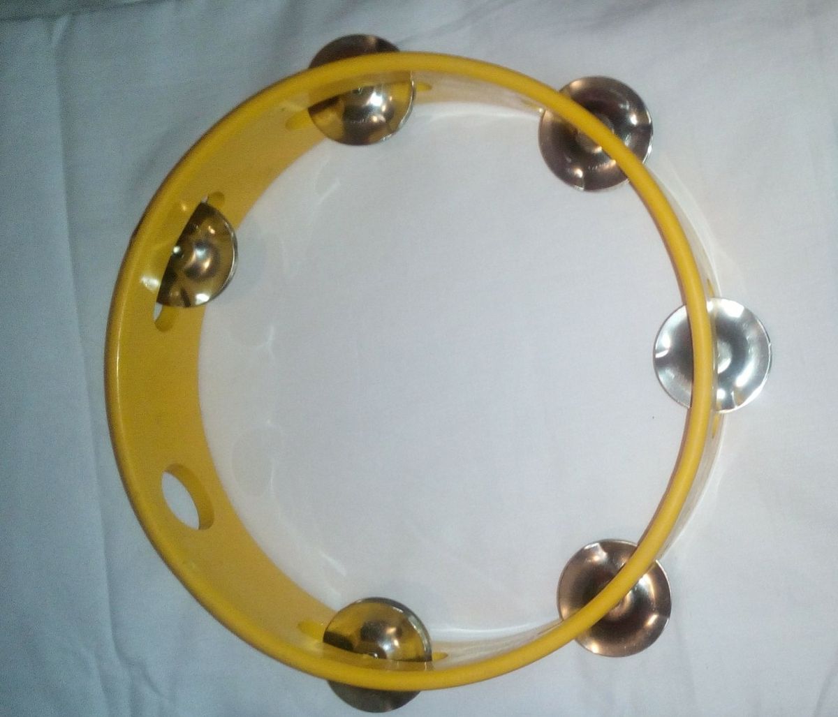 Medium Standard Yellow Egg Tambourine