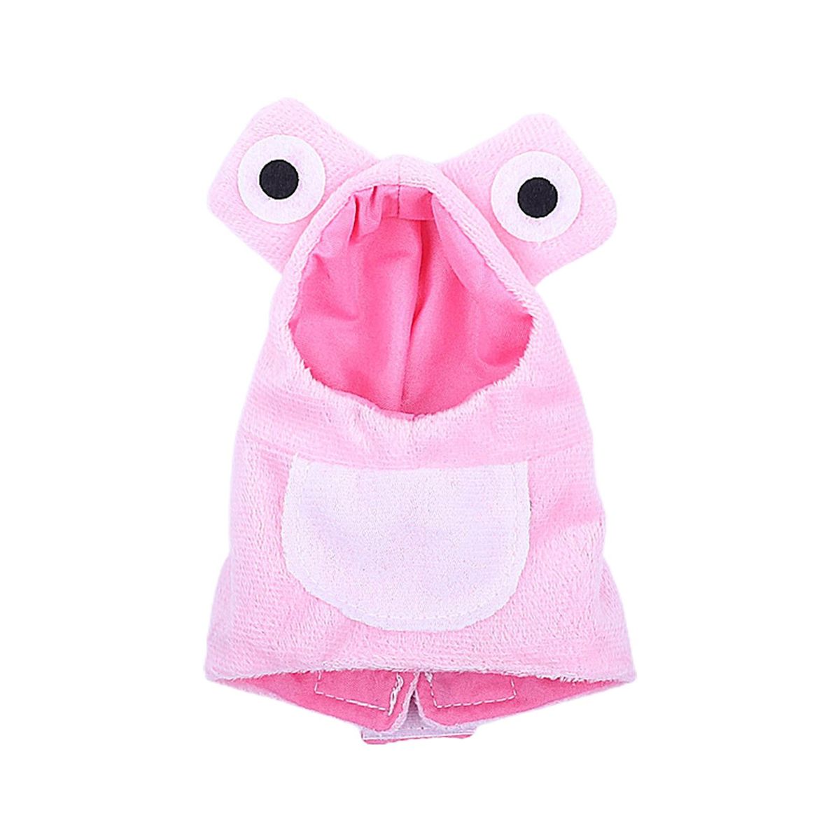 Bird Clothing Parrots Costume Winter Warm Hooded Pet Accessory Pink
