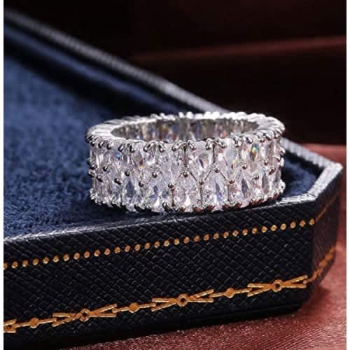 Zircon Wedding Band