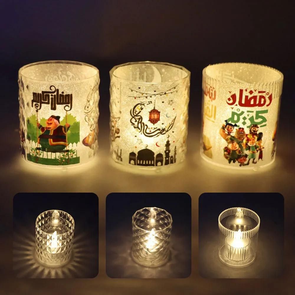 Ramadan LED Electronic Transparent Lamp Night Light-C