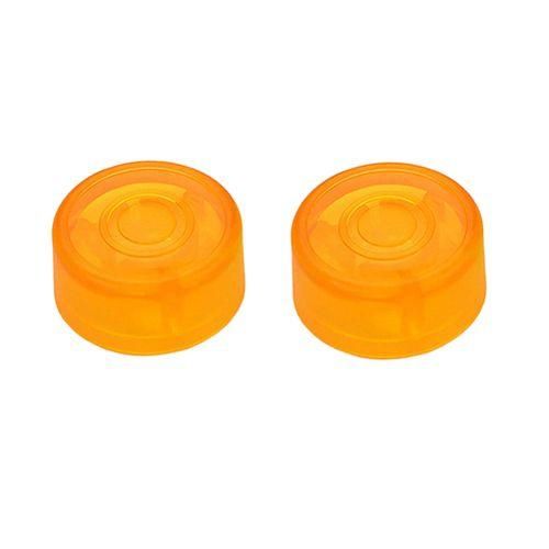 Guitar Effect Pedal Foot Cap Orange Footswitch Top Knob