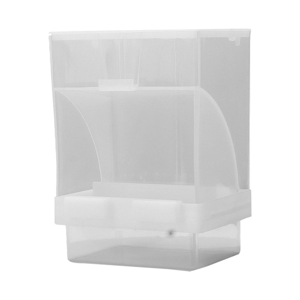 Bird Feeder with Anti-splash Feature Semi-enclosed Bird Feeder