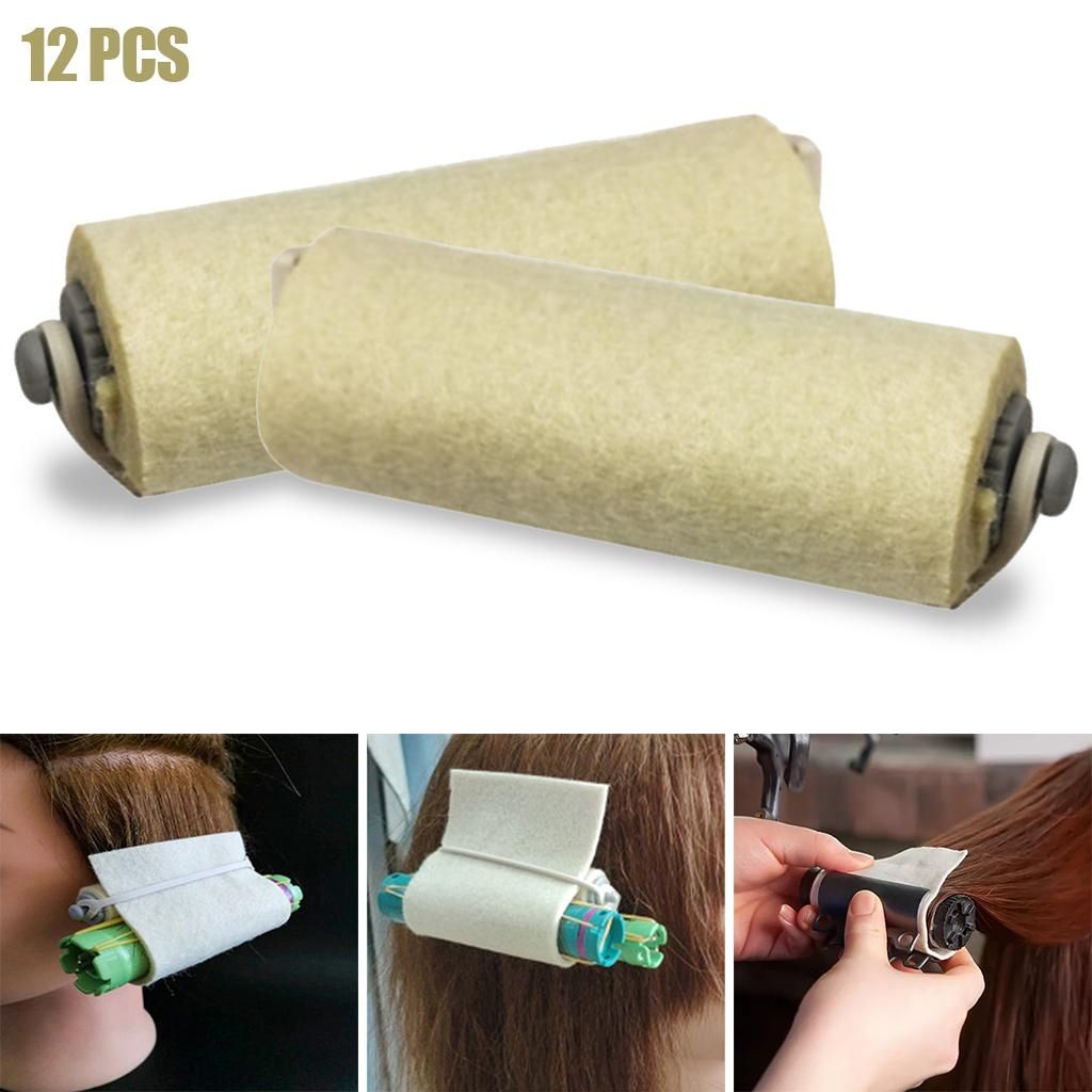 12x Hot Perm Outsourcing Cotton, Curling Hair Anti-Hot For Barber Shop
