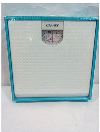Bathroom Digital Weight Scale- Blue