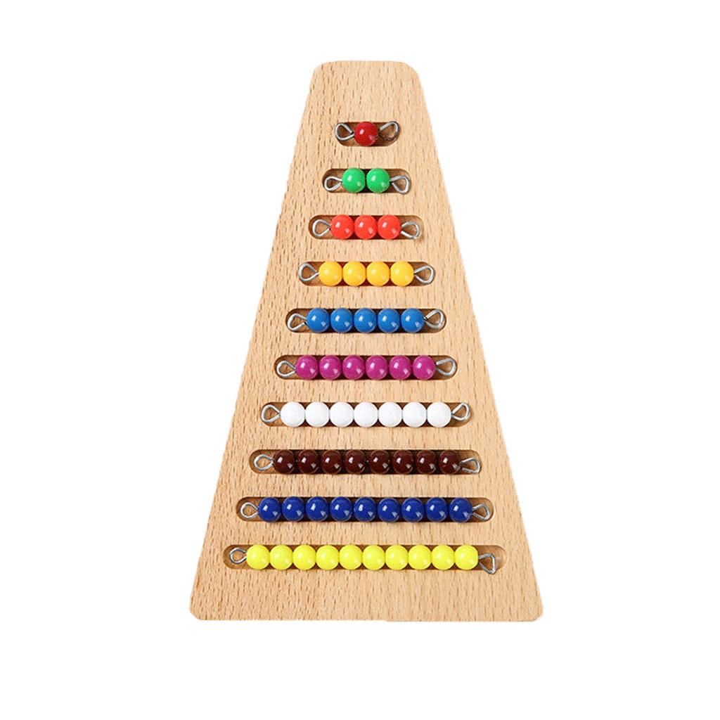 Math Materials Colored Bead Stairs Early Preschool Toys Gifts