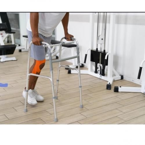 Strong Foldable Walking Frame For The Sick & Disabled