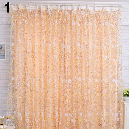 Home Window Door Room Decoration Pastoral Sunflower-Orange