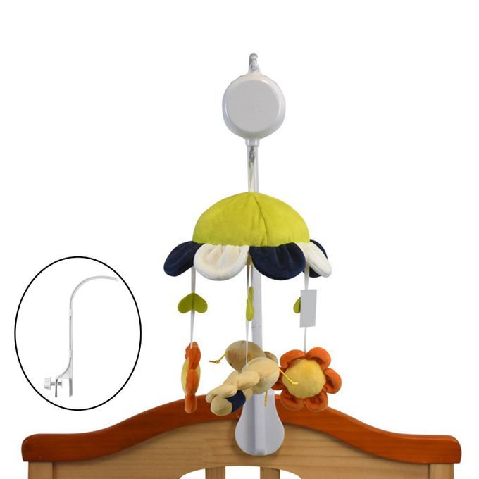 Adjustable Baby Crib Bed Bell Holder Box Arm Holder Bracket Stent Set