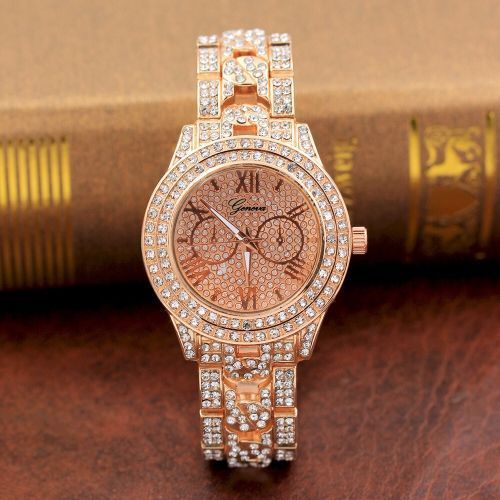 Womens Rose Gold Watch Ladies Wrist Watch