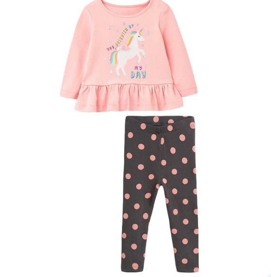 2-Piece  Jersey Top & Legging Set