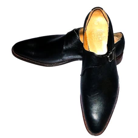 Mckez Single Monk Strap Leather Shoe