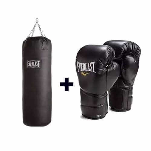 Punch Bag + Boxing Gloves