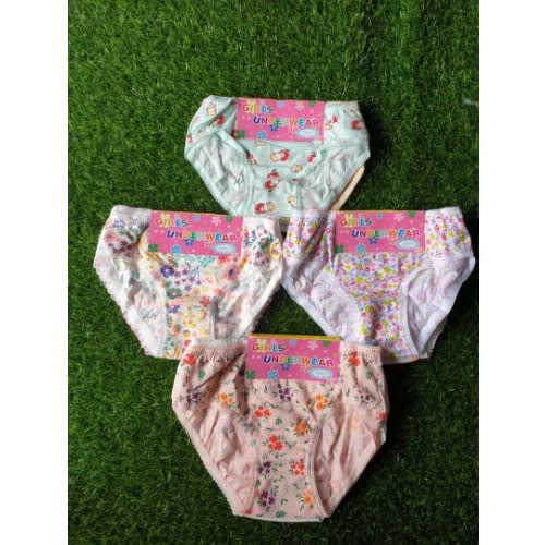 Girl's Cartoon Character Underwear  -6pcs