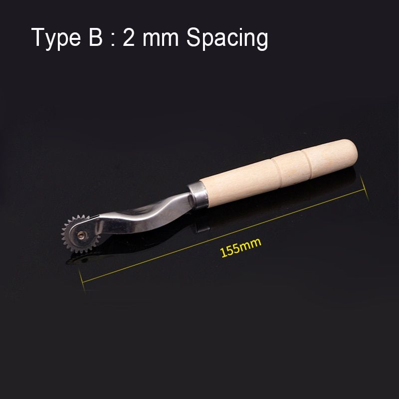 Leather Pitch Overstitch Wheel Stitch Space Paper Perforating Tool Roulette Spacer Sewing Leather Craft Tool