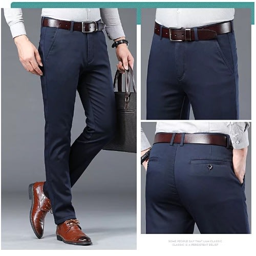 Cotton Chinos Pant - Navy Blue