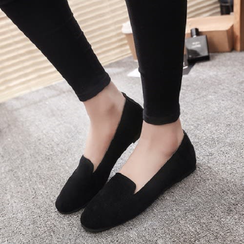 Flat Shoe- Suede