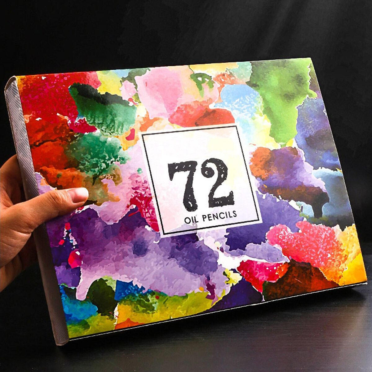 Professional Oil Colored Pencils Set Artist Sketching Wood Pencil School Art Supplies 48/72/120/160 Colors 72 Colors