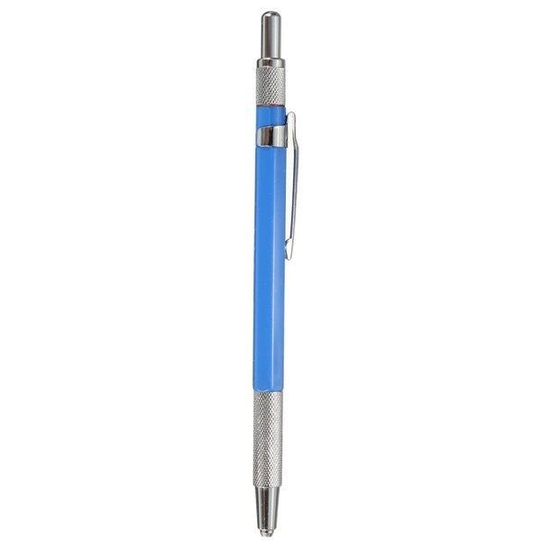 SET 2.0 Mm 2B Lead Holder Metal Mechanical Pencil +12pc Black Lead Drafting Tool