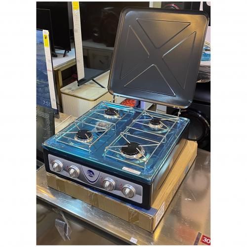 4-Burner Manual Ignition Table Top Gas Cooker