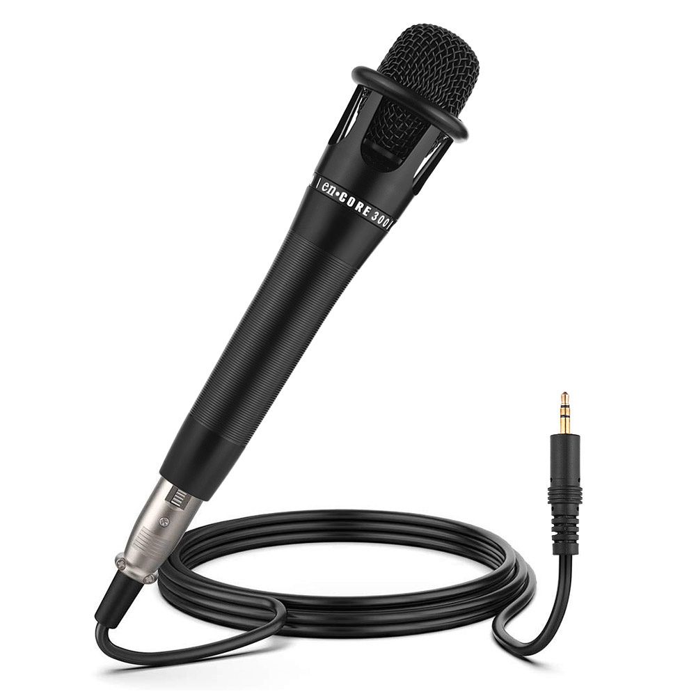 Handheld Wired Condenser Microphone Mic XLR Cable 3.5mm Plug