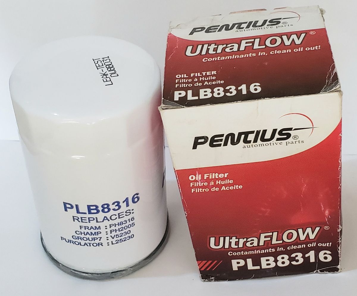 PENTIUS PLB 8316 OIL FILTER