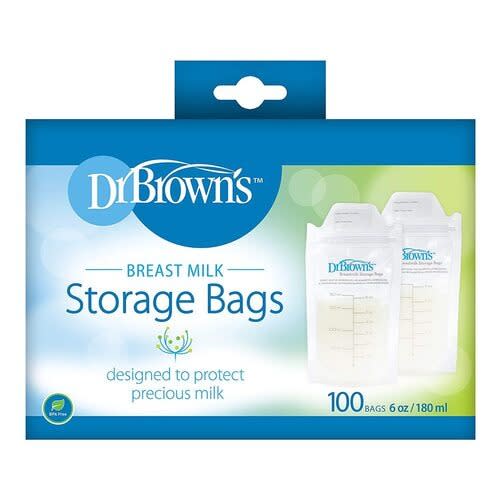 Breastmilk Storage Bags For Freezing And Storing - 100counts