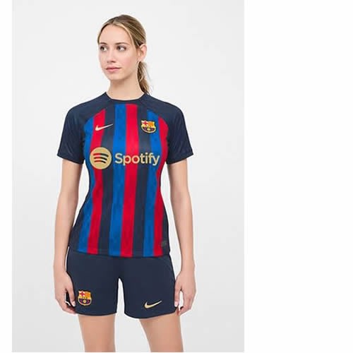 Lady's Official Barcelona Fc Home Jersey