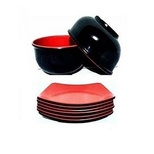 Non-breakable Cereal Bowls - 6 Piece + Breakfast Plate - 6 Piece