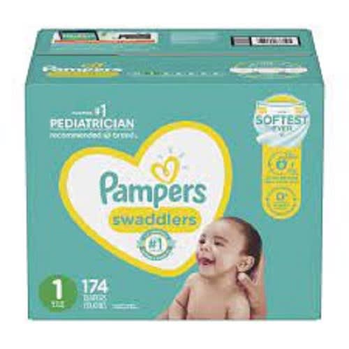 Pampers Swaddlers Diapers, 1 174