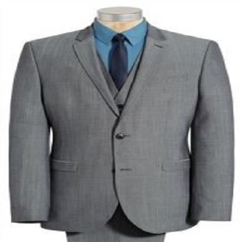 Slim Fit Suit Jacket - Short Sizes - Grey