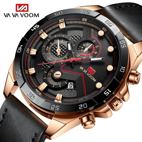 Men's Stylish Waterproof Wristwatch