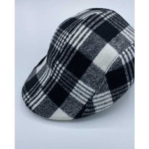 Pattern Checked Men’s Panama Hat