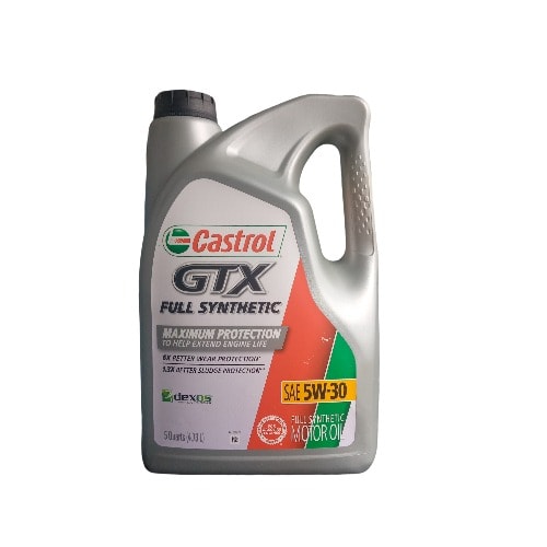 Castrol Gtx - 5w-30 - Full Synthetic Oil With Volume Of 5 Us Qts/4.73L