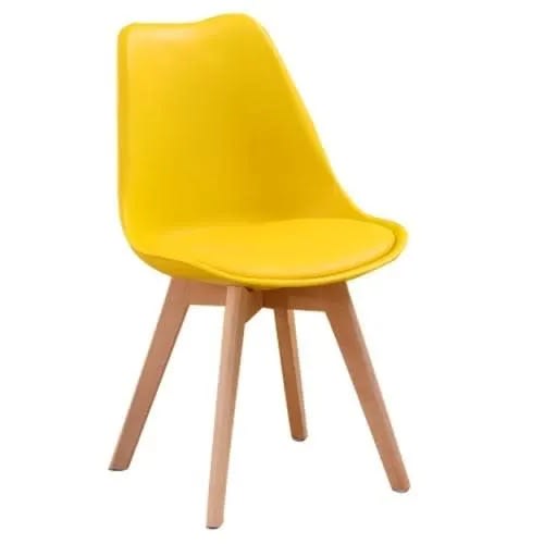 Modern Dining Chair- Yellow